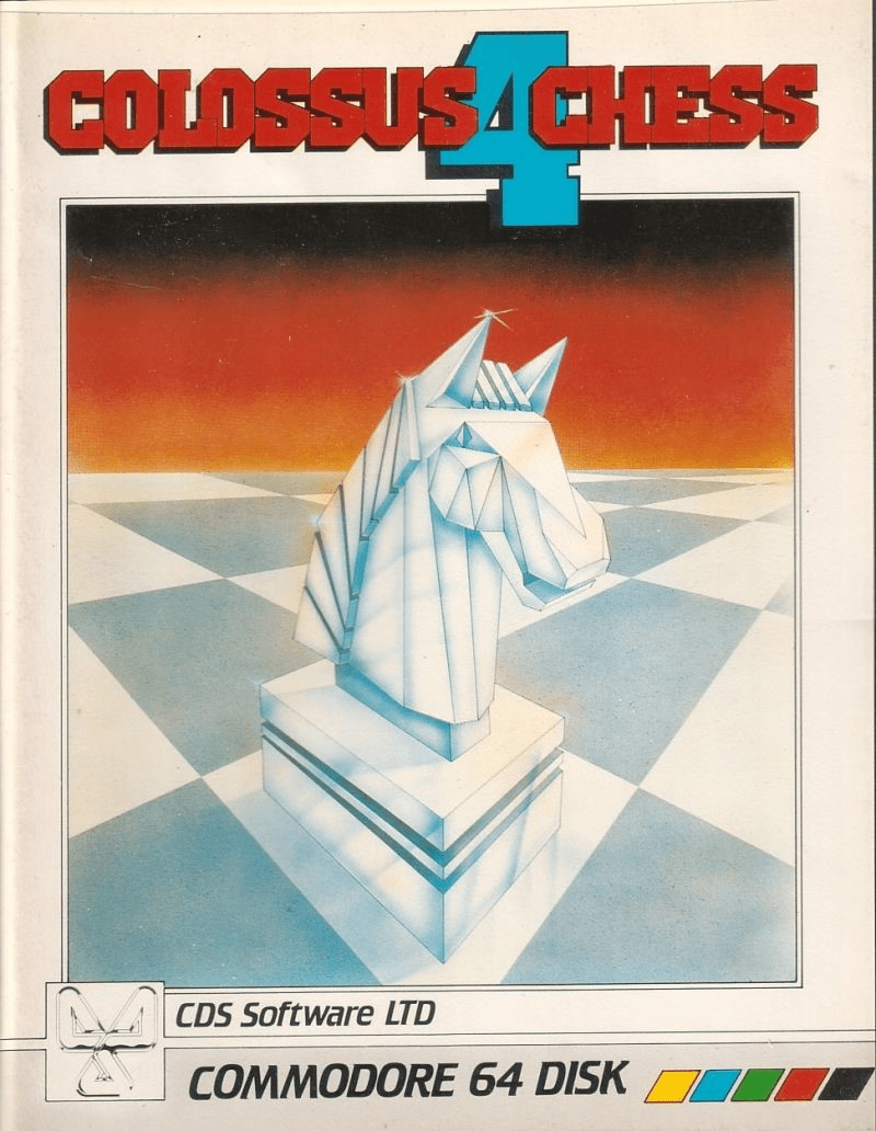 Colossus Chess 4 box art for Commodore 64